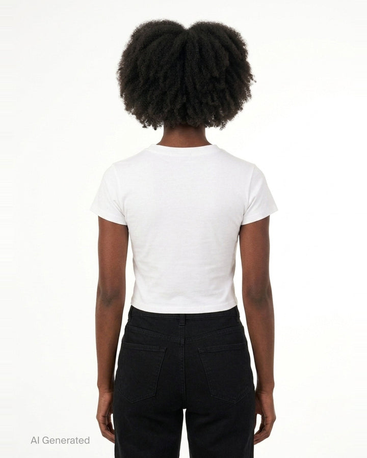 Pavé Baby Tee | Nineties | Club21 - back
