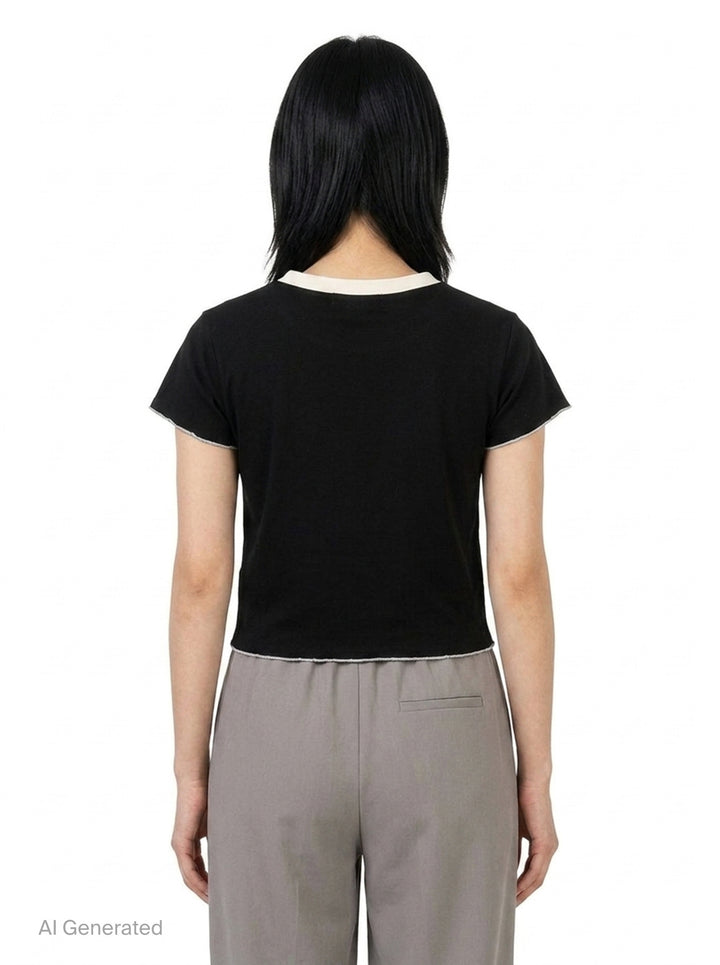 Pearl Bow Embellished Tee | Nineties | Club21 - back