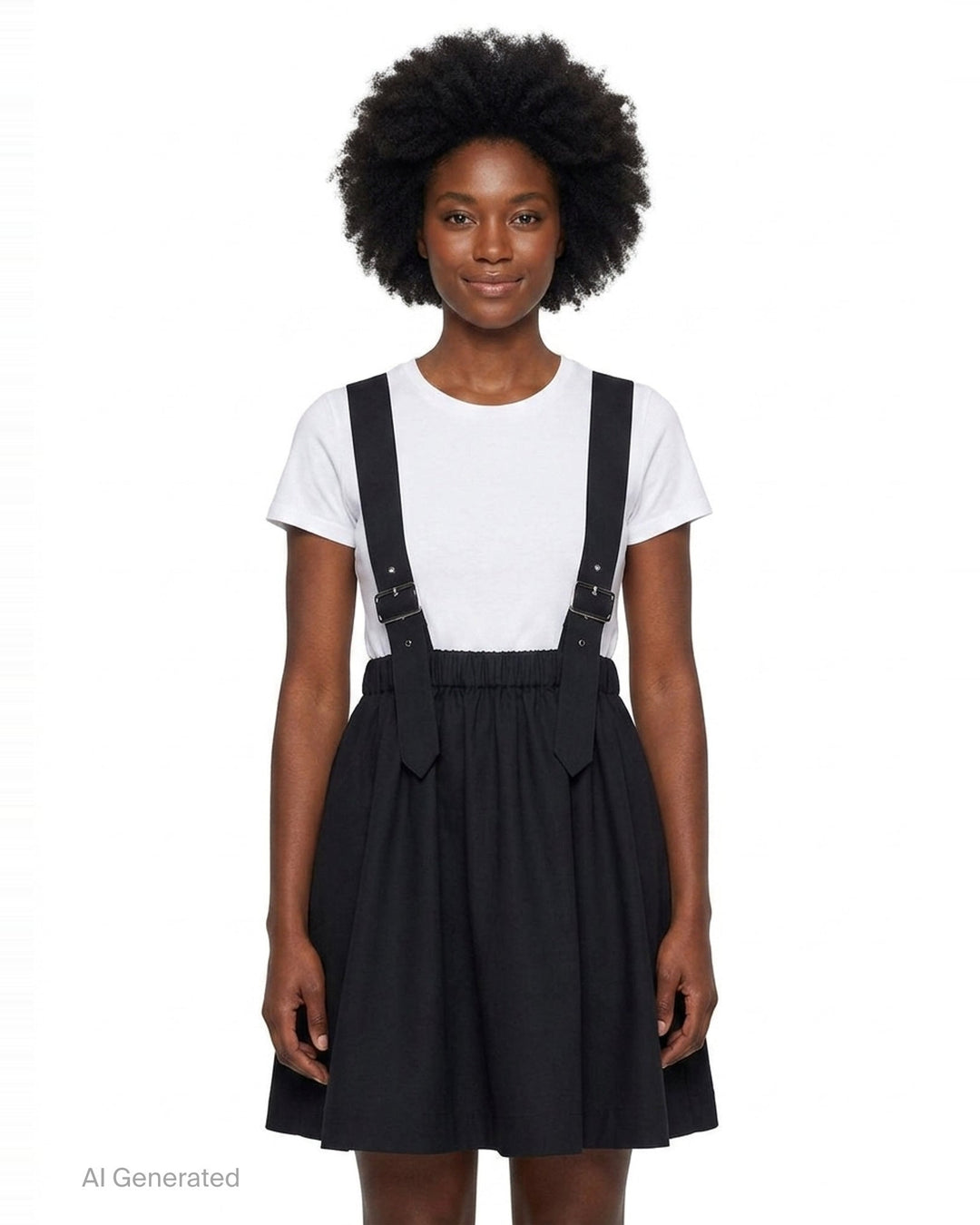 Crossback Bow Pinafore | Noir Kei Ninomiya | Club21 - front