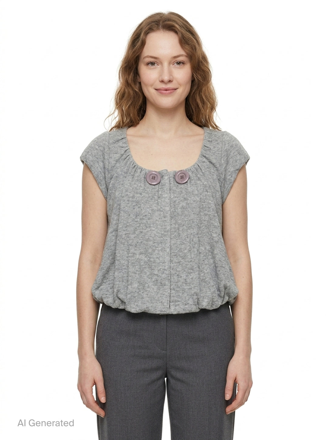 Shirred Jersey Vest | Open YY | Club21 - front