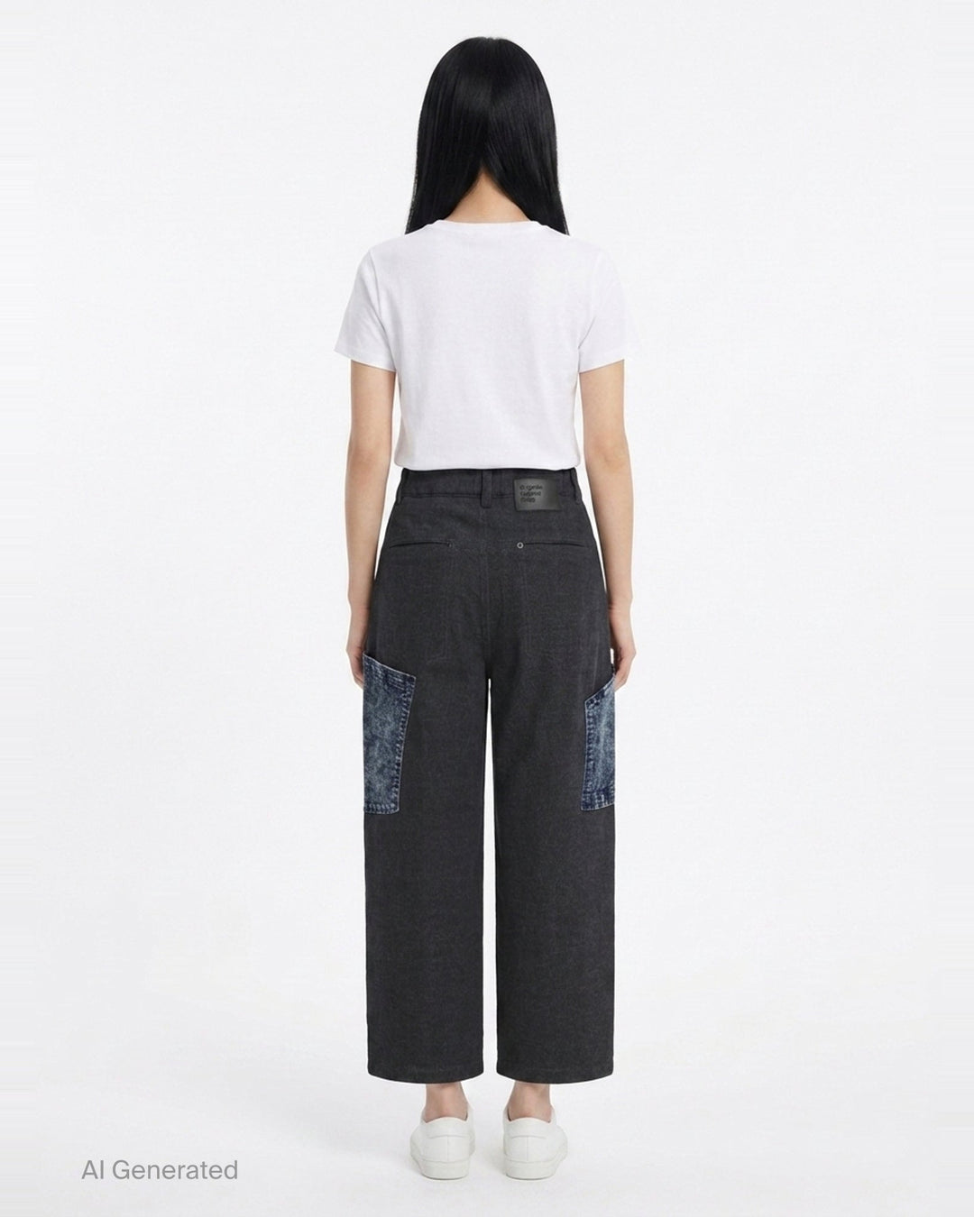 Denim Patch Brushed Jeans | Ordinary Couture Code | Club21 - back