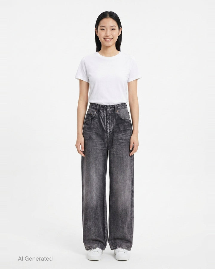 Pierre-Louis Mascia Aloe printed trousers with an artistic East Asian-inspired landscape print featuring birds, florals, and botanical motifs on warm sand and terracotta tones, with a teal elasticated drawstring waistband - front