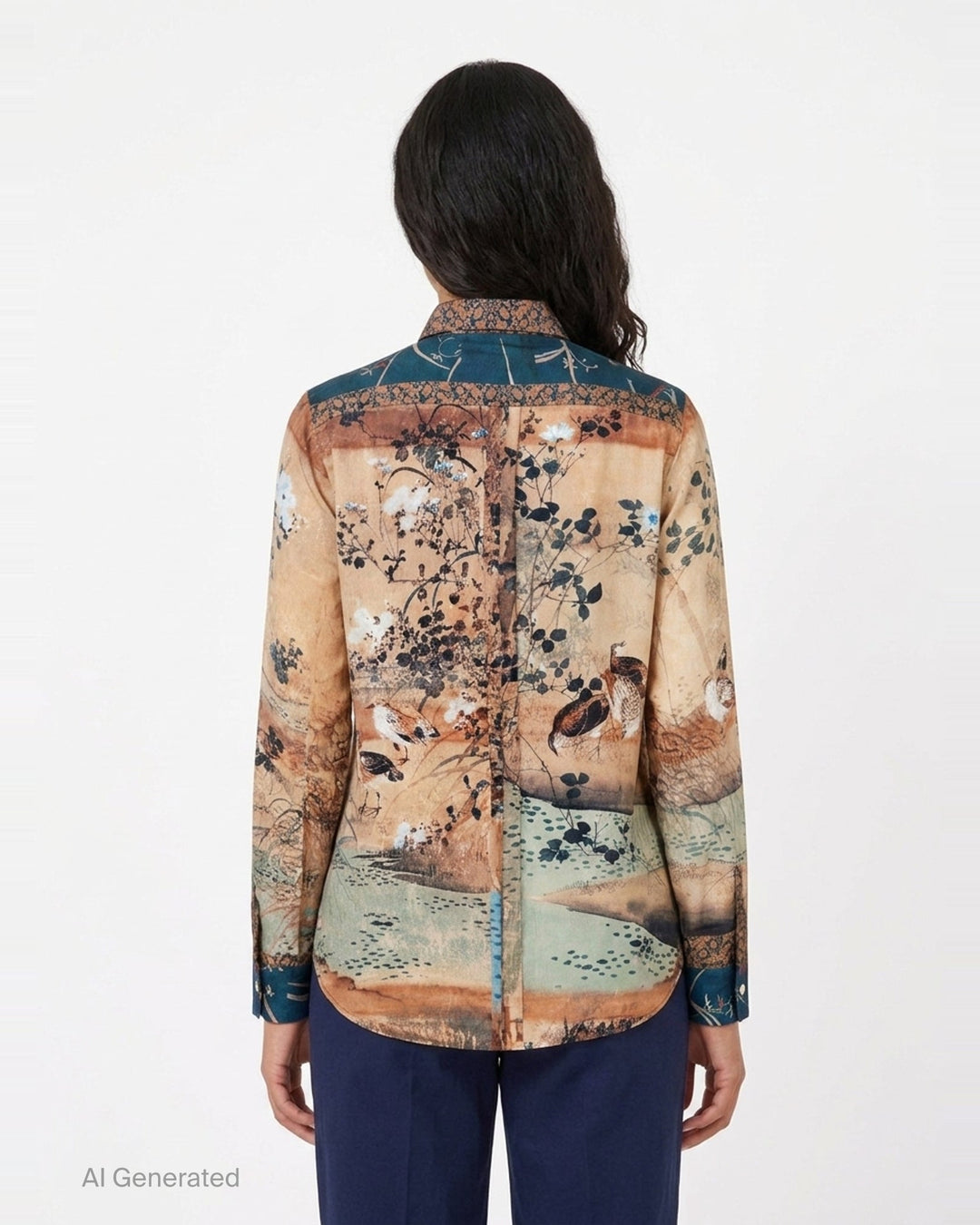 Floral Print Long Sleeve Shirt | Pierre-Louis Mascia | Club21 - back