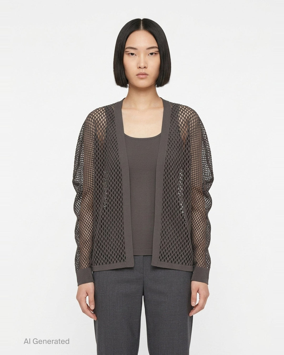 A-POC Basket Cardigan | Pleats Please Issey Miyake | Club21 - front
