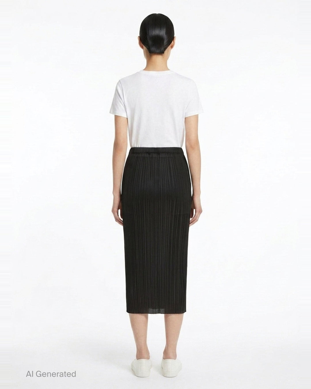 Basics Pleated Midi Skirt | Pleats Please Issey Miyake | Club21 - back