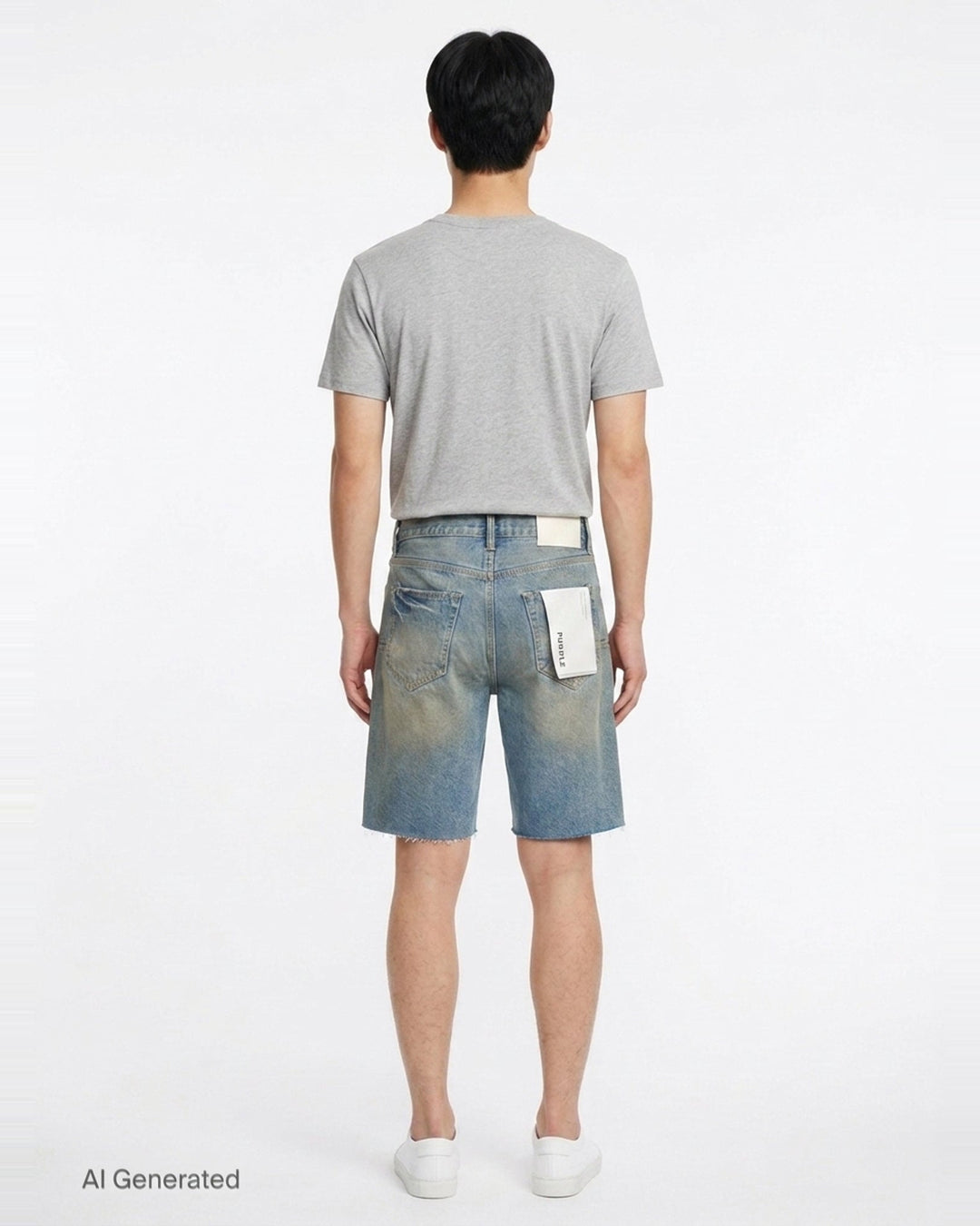 High Summer Destroy Shorts | Purple | Club21 - back