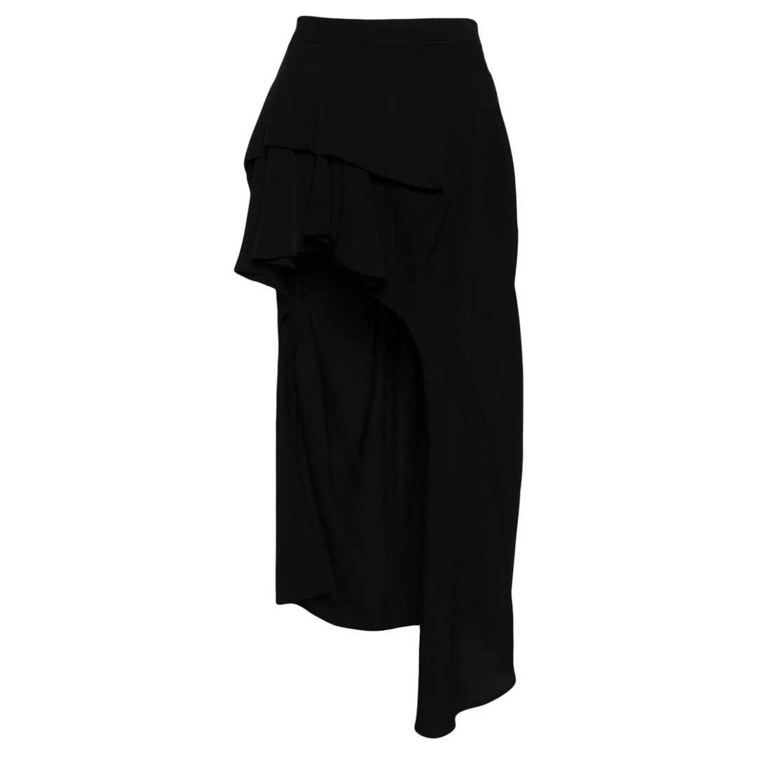 Asymmetric Frill Skirt