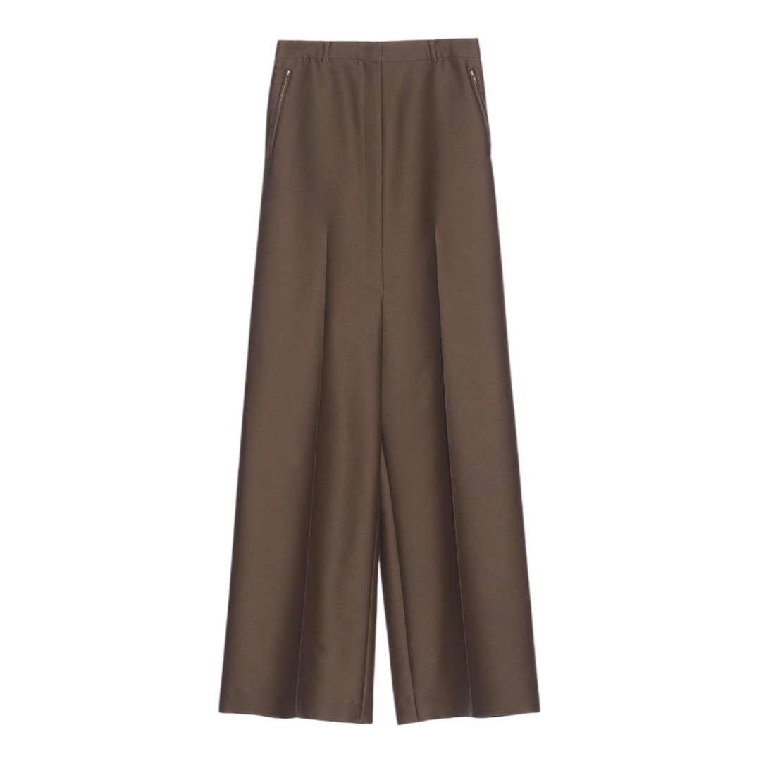 Side Folded Wide Pants