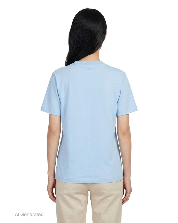 Light Blue Lace Camisole Layer Tee | pushBUTTON | Club21 - back
