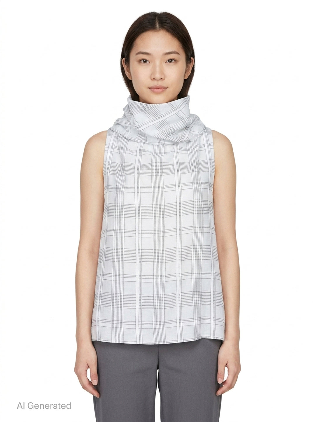 Adela Plaid Top | rag & bone | Club21 - front