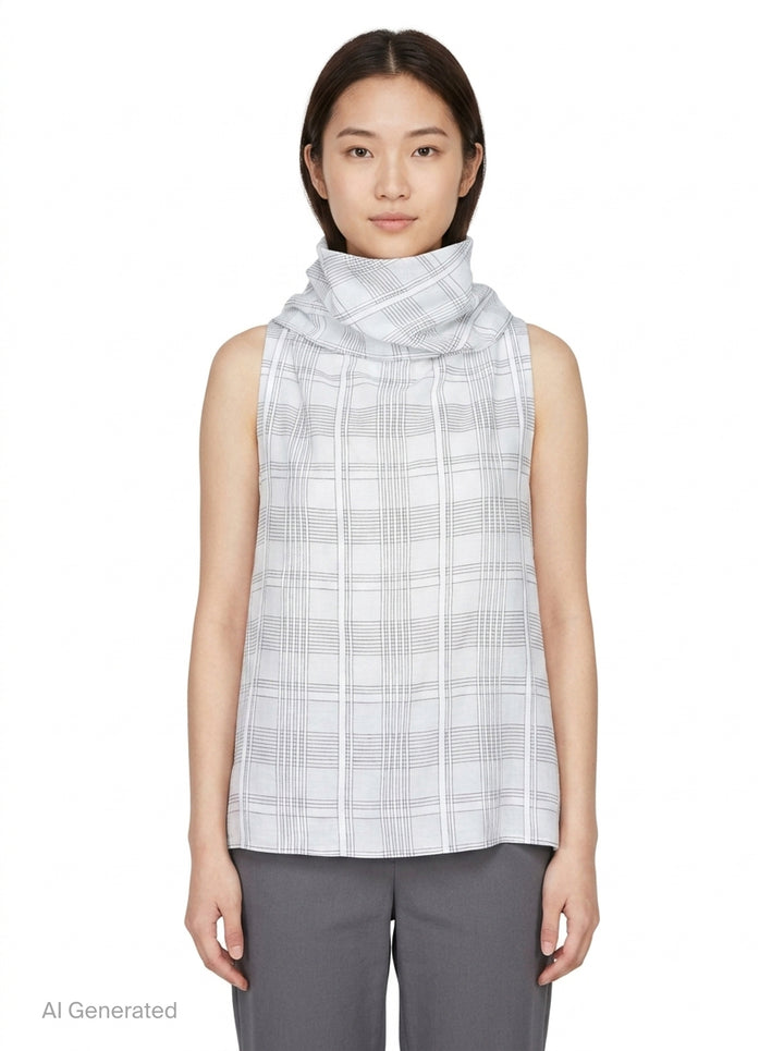 Adela Plaid Top | rag & bone | Club21 - front