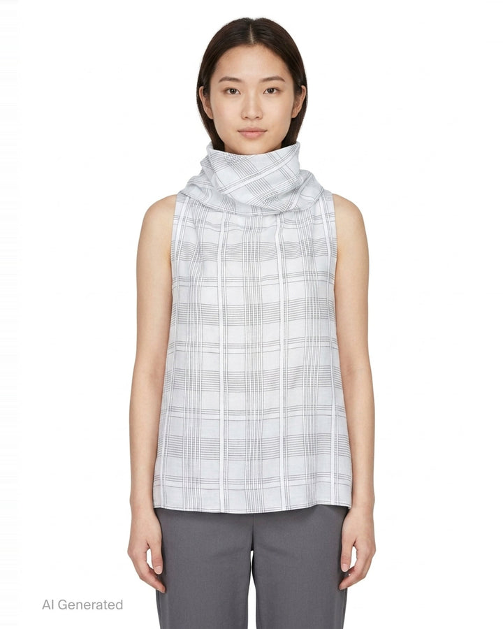 Adela Plaid Top | rag & bone | Club21 - front