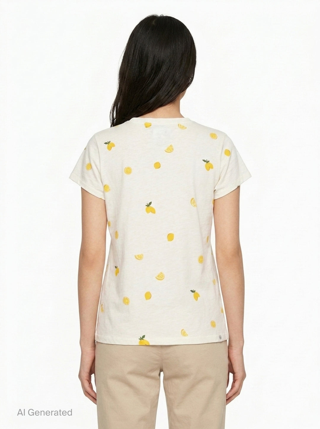All Over Lemon Print Tee | rag & bone | Club21 - back