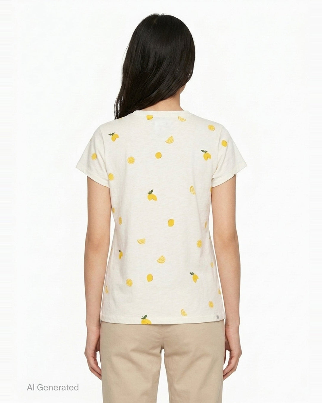 All Over Lemon Print Tee | rag & bone | Club21 - back