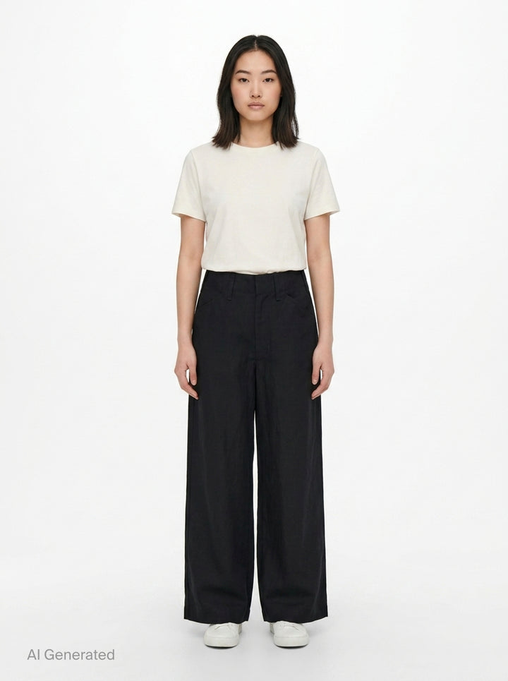 Allison Linen Pants | rag & bone | Club21 - front