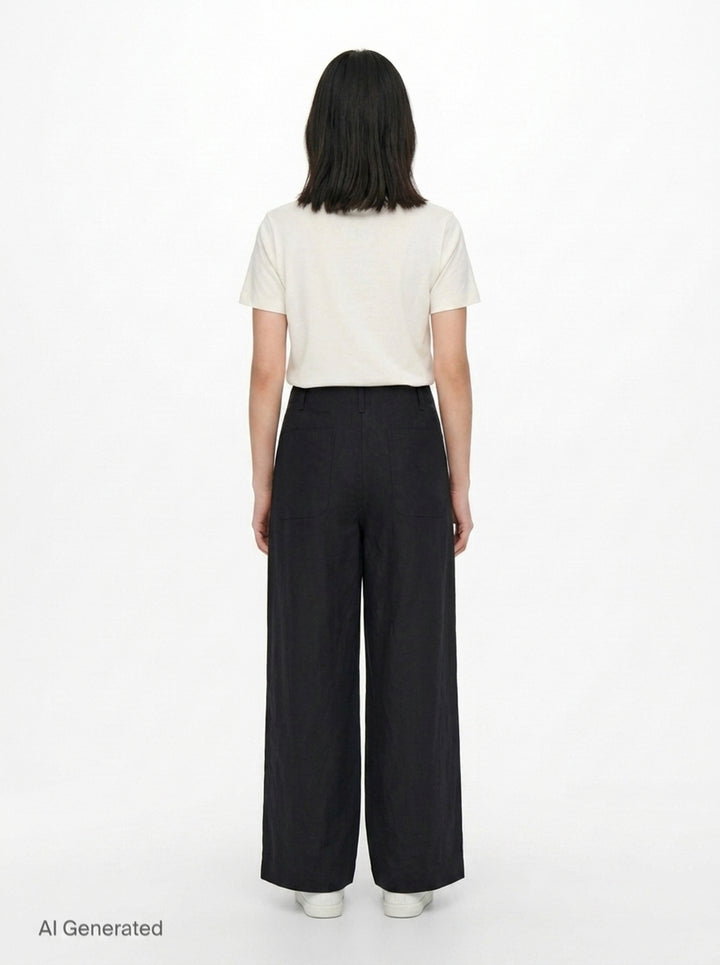 Allison Linen Pants | rag & bone | Club21 - back