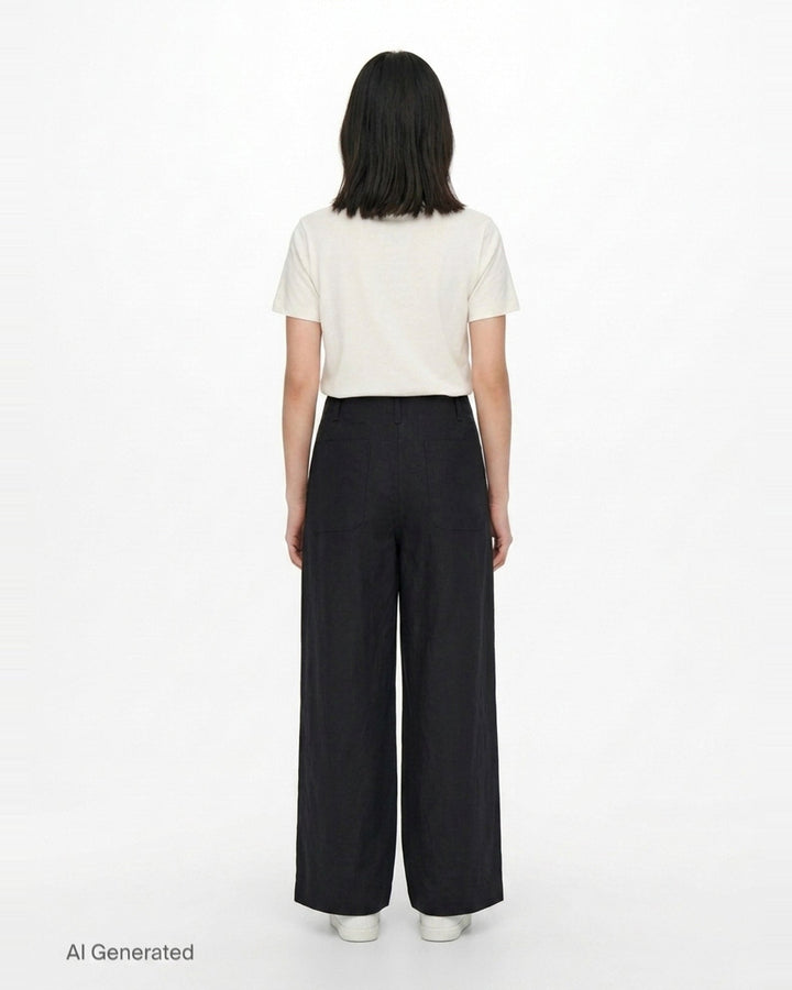 Allison Linen Pants | rag & bone | Club21 - back