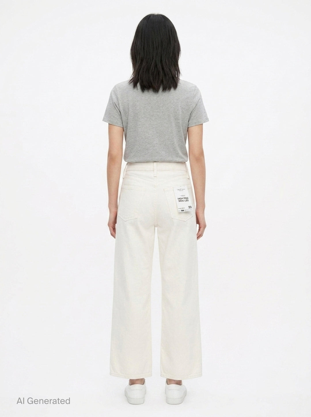 Ankle Wide Jeans | rag & bone | Club21 - back