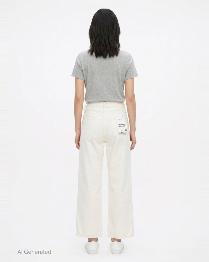 Ankle Wide Jeans | rag & bone | Club21 - back