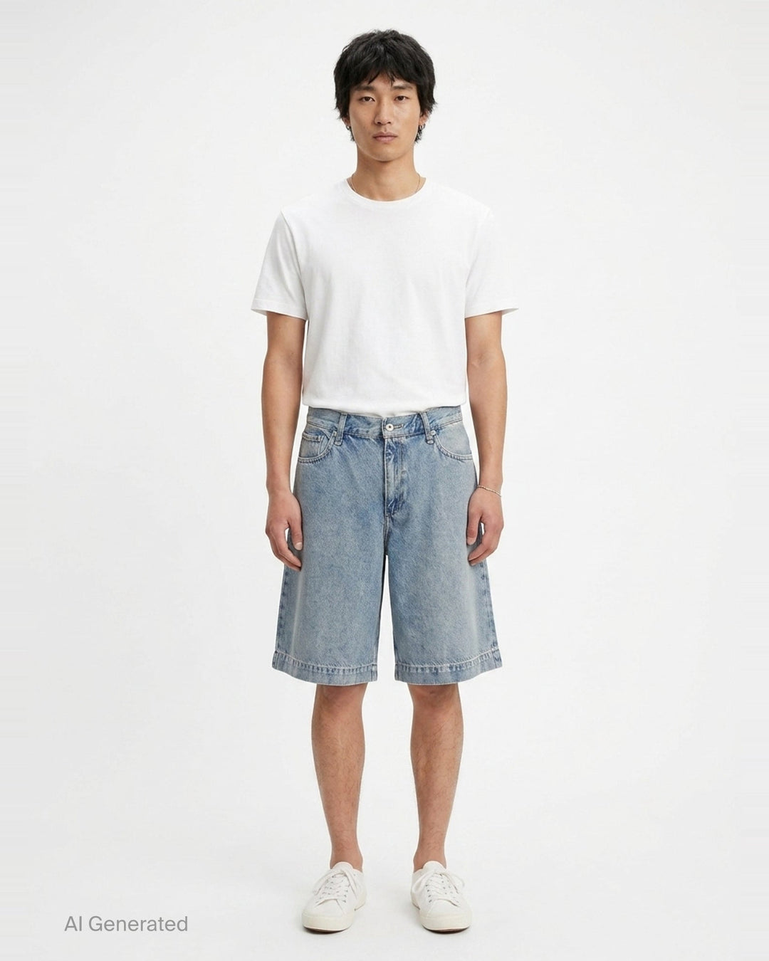 Baggy Denim Shorts | rag & bone | Club21 - front