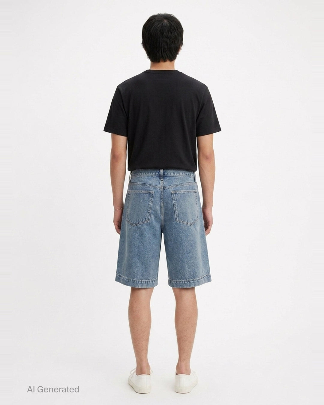 Baggy Denim Shorts | rag & bone | Club21 - back