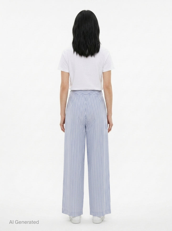 Chappell Stripe Poplin Pants | rag & bone | Club21 - back