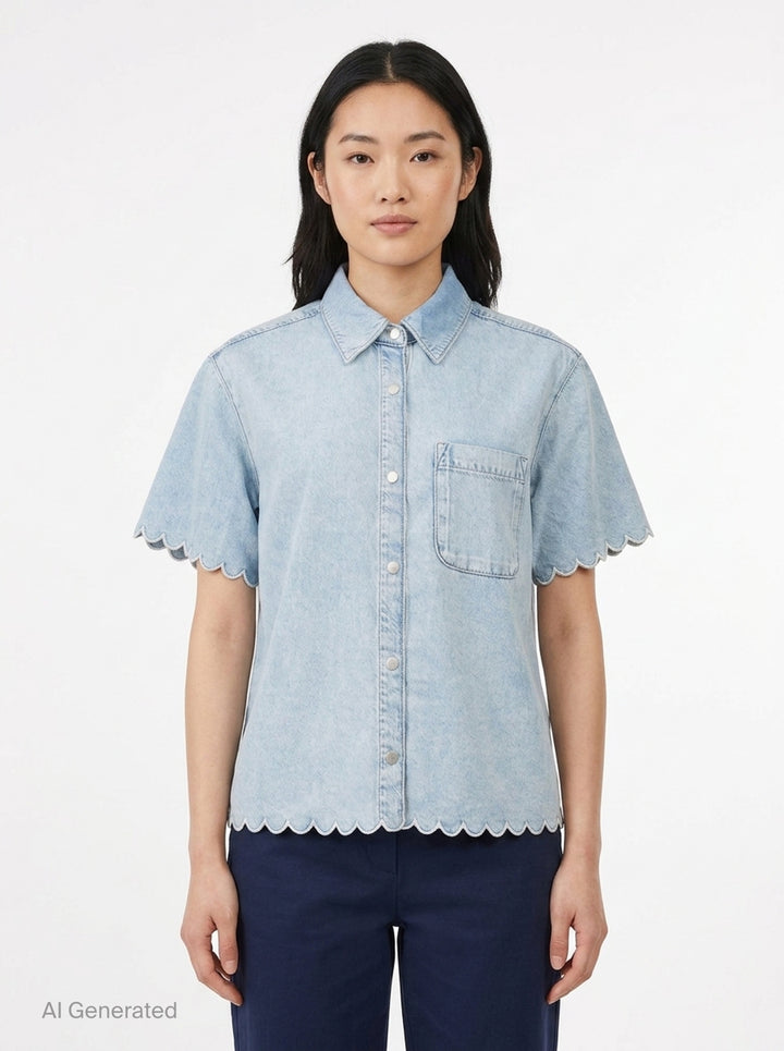 Christina Short Sleeve Shirt | rag & bone | Club21 - front
