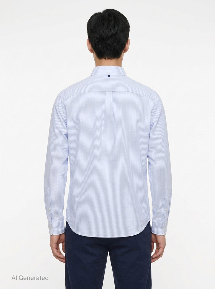 Classic Long Sleeve Oxford Shirt | rag & bone | Club21 - back