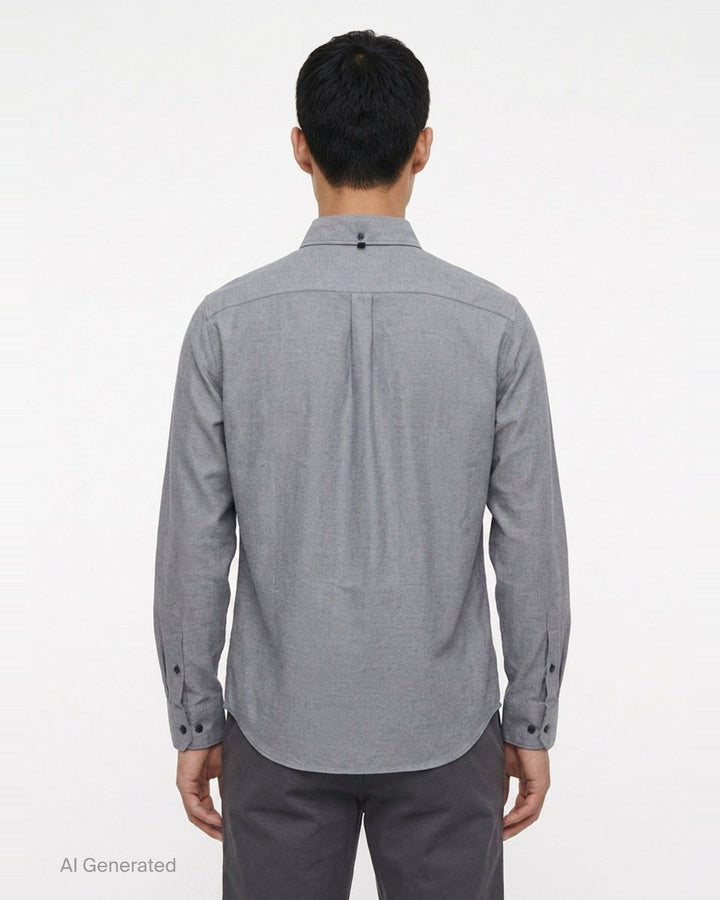 Classic Long Sleeve Oxford Shirt | rag & bone | Club21 - back