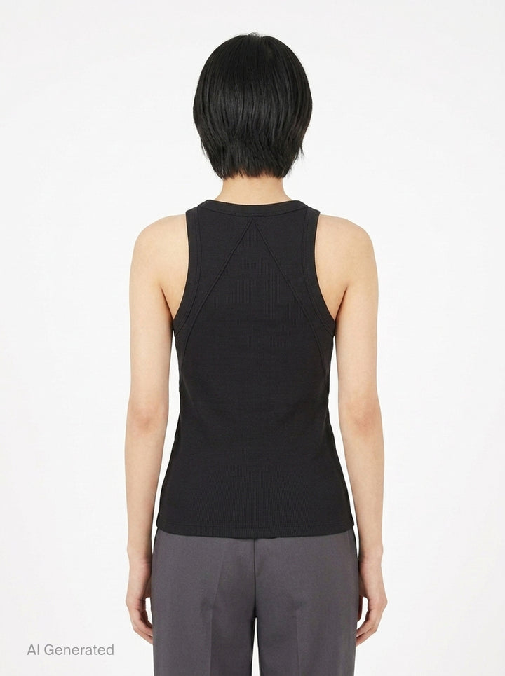 Essential Rib Muscle Tank | rag & bone | Club21 - back