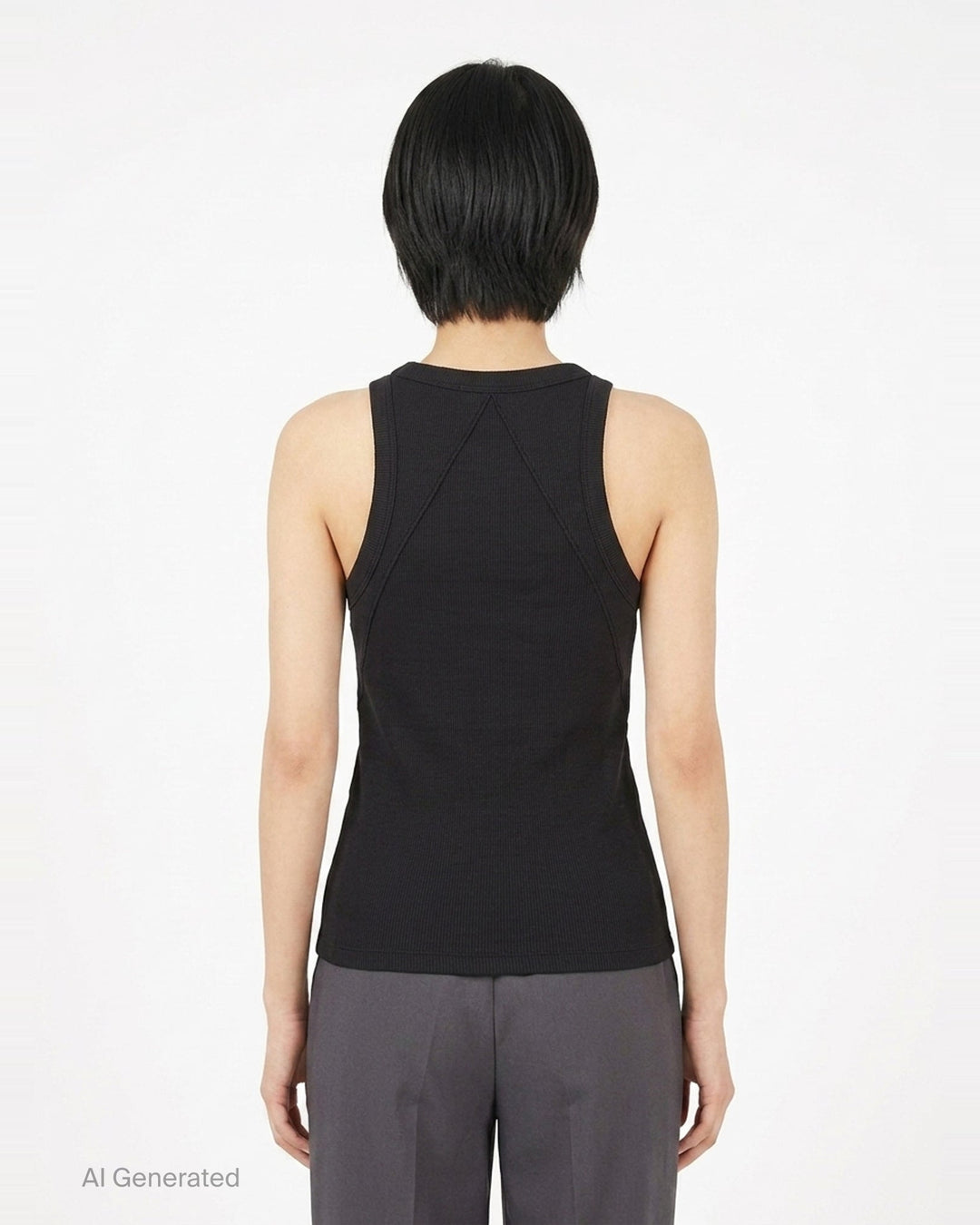 Essential Rib Muscle Tank | rag & bone | Club21 - back