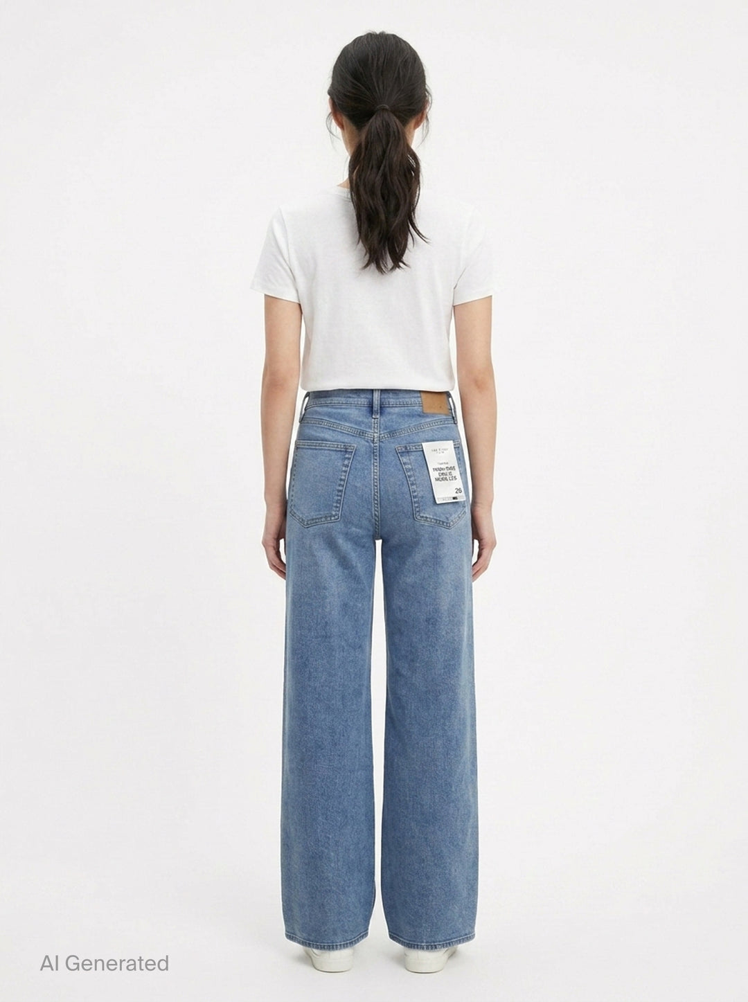 Flexi Andi Full Wide Jeans | rag & bone | Club21 - back