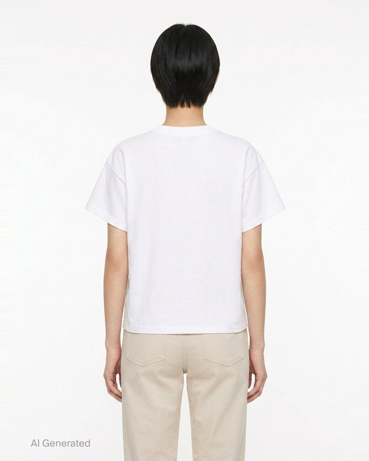 Floral Cutout Kelly Boxy Tee | rag & bone | Club21 - back