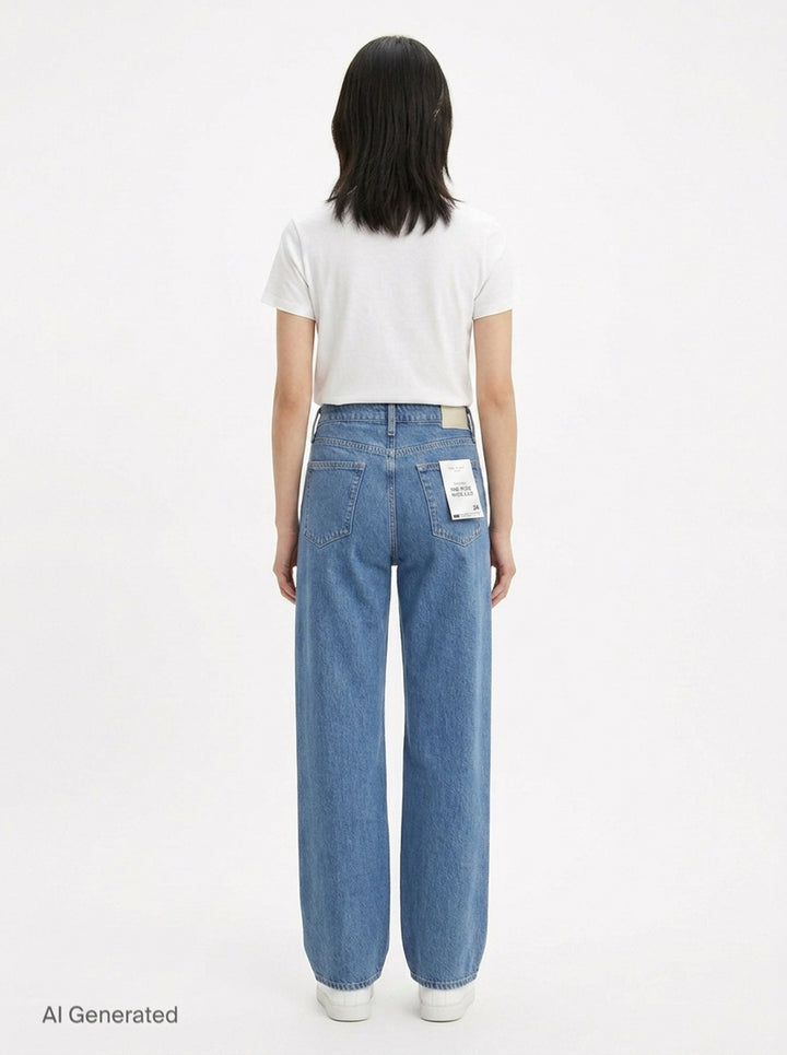 Logan Wide Leg Jeans | rag & bone | Club21 - back