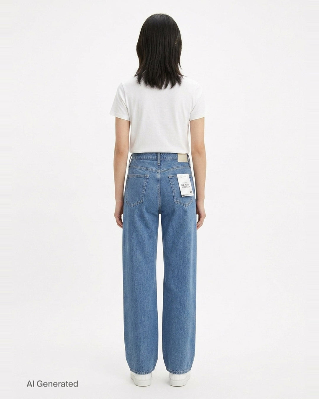 Logan Wide Leg Jeans | rag & bone | Club21 - back