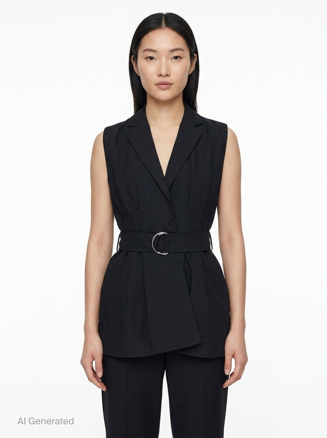 Mandi Belted Vest | rag & bone | Club21 - front