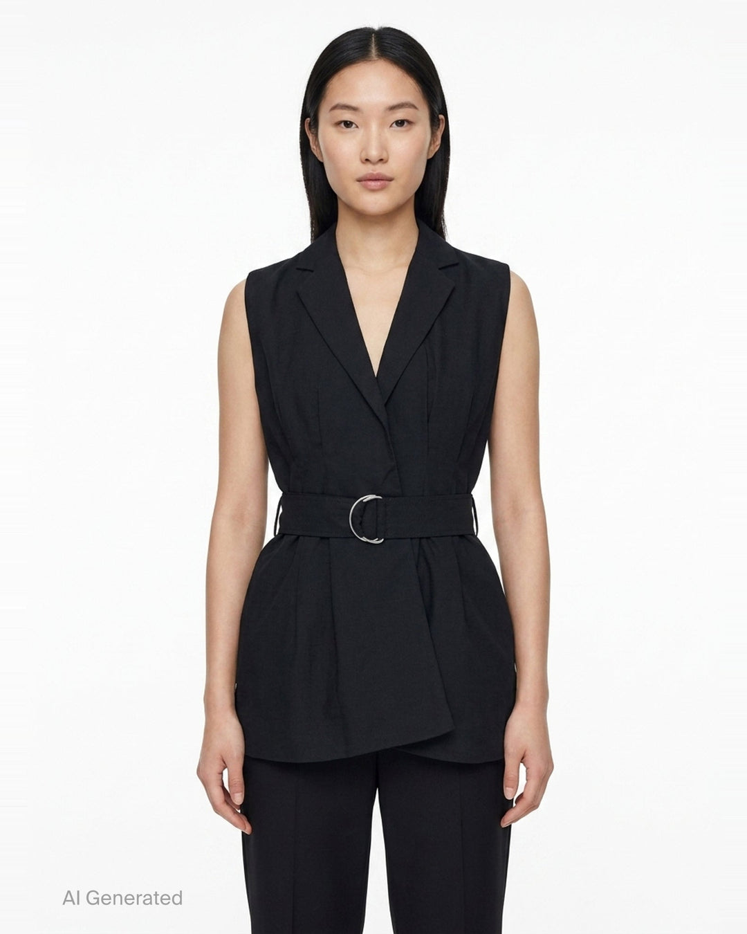 Mandi Belted Vest | rag & bone | Club21 - front