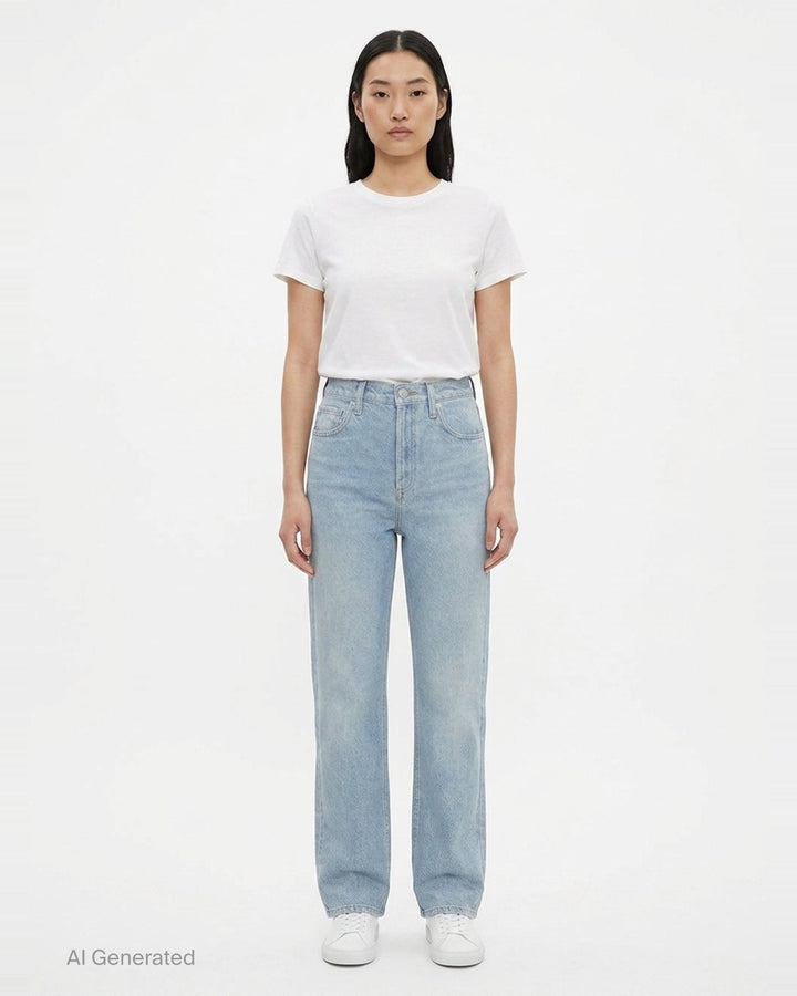 Miramar Ankle Straight Jeans | rag & bone | Club21 - front
