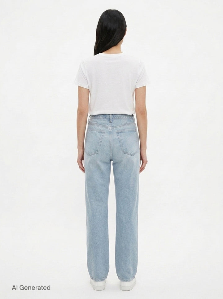 Miramar Ankle Straight Jeans | rag & bone | Club21 - back