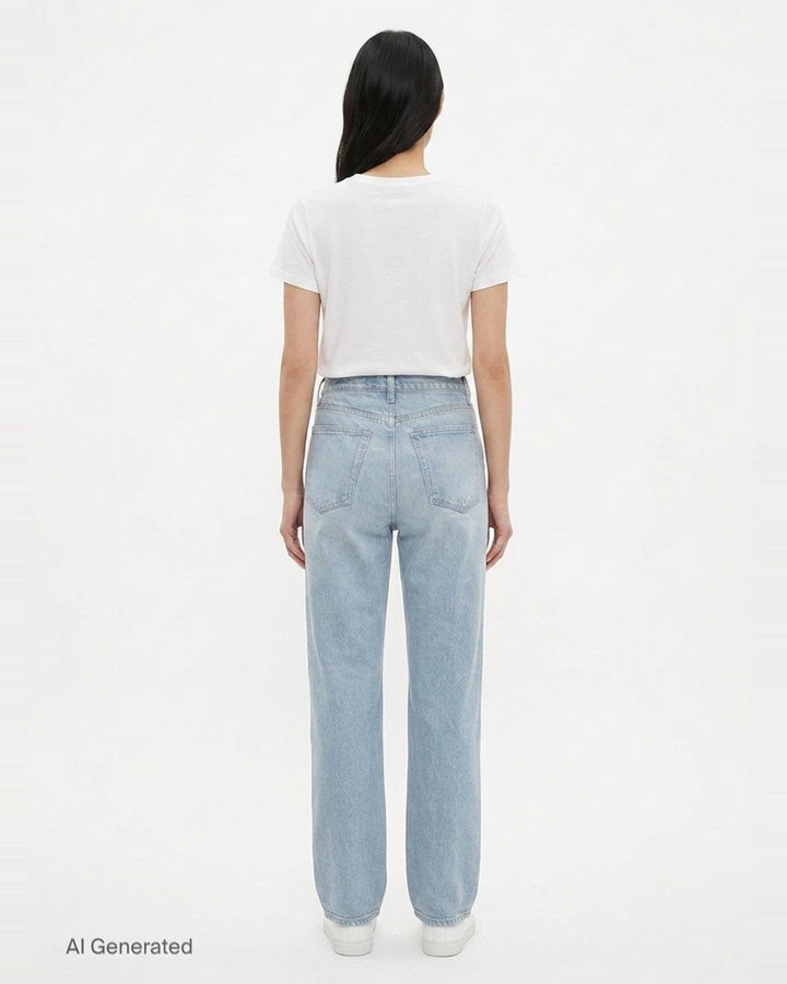 Miramar Ankle Straight Jeans | rag & bone | Club21 - back