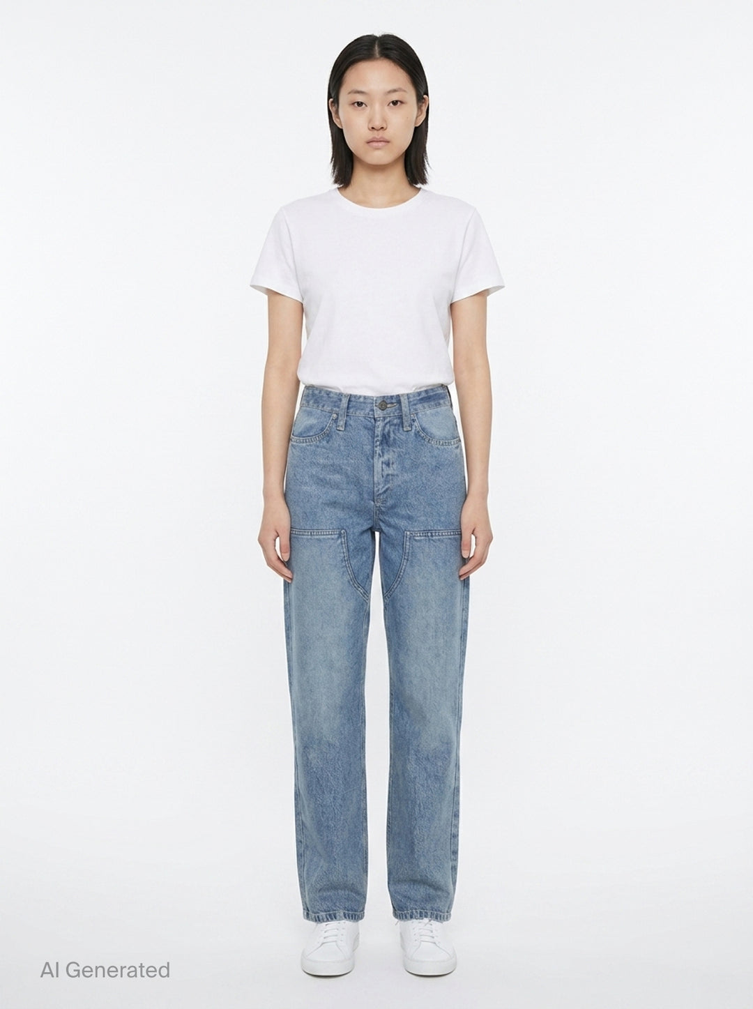 Miramar Carpenter Wide-Leg Jeans | rag & bone | Club21 - front