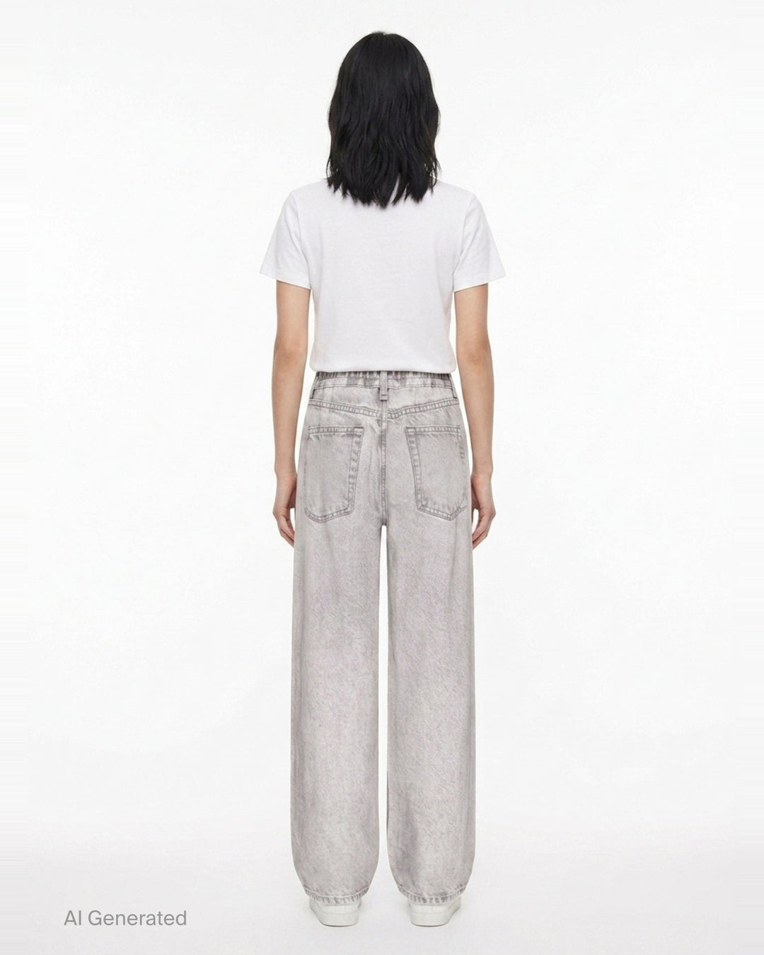 Miramar Drawcord Wide Leg Jeans | rag & bone | Club21 - back