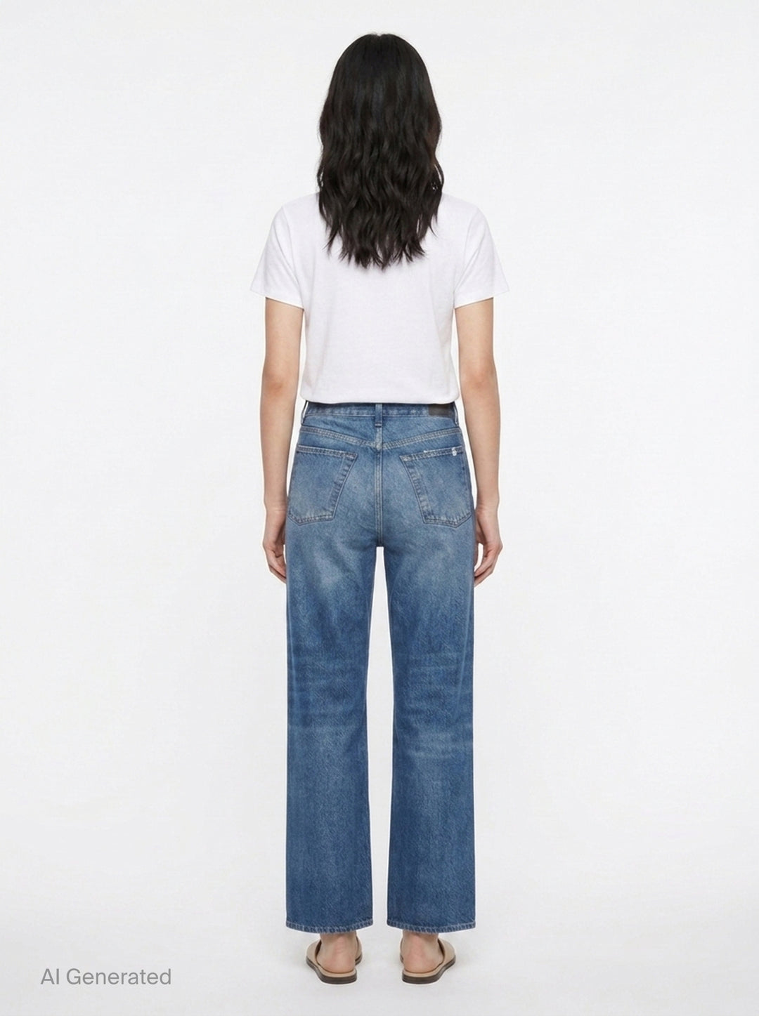 Miramar Shea High-Rise Ankle Jeans | rag & bone | Club21 - back