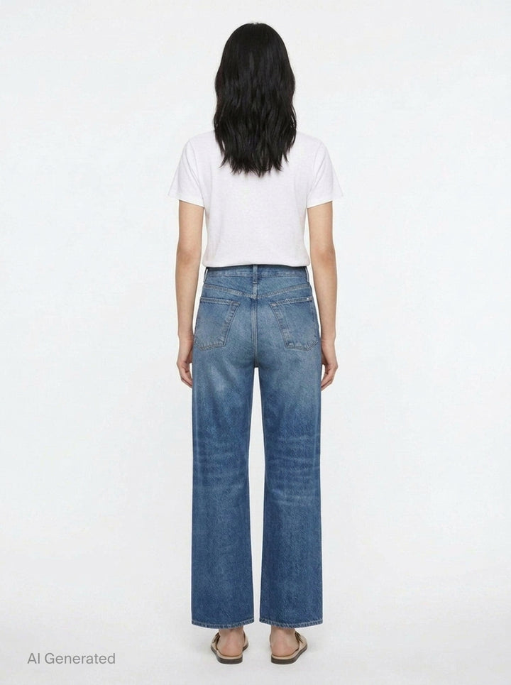 Miramar Shea High-Rise Ankle Jeans | rag & bone | Club21 - back