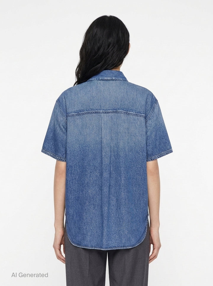 Miramar Short Sleeve Shirt | rag & bone | Club21 - back