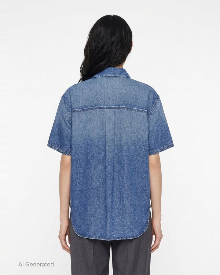 Miramar Short Sleeve Shirt | rag & bone | Club21 - back