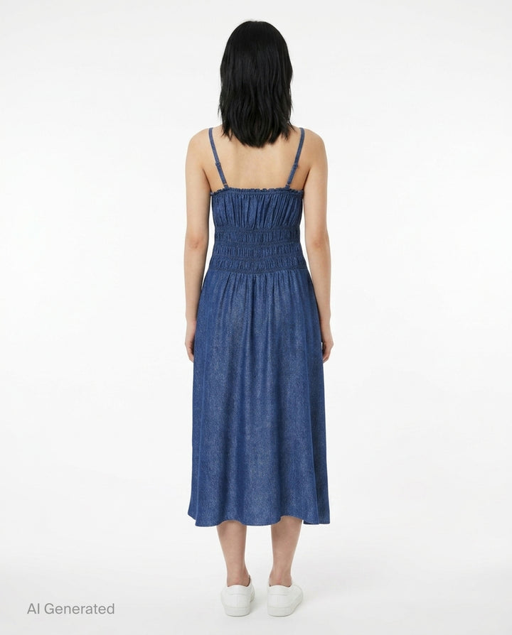 Miramar Slink Camelia Dress | rag & bone | Club21 - back