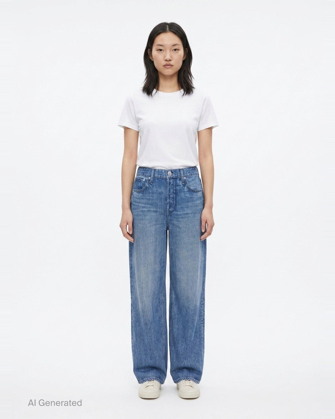Miramar Slink Wide Leg Jeans | rag & bone | Club21 - front