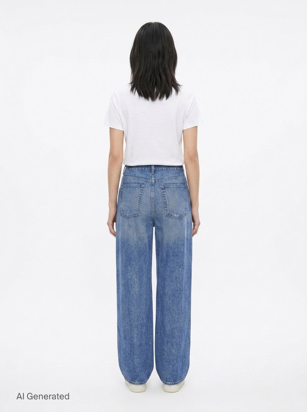 Miramar Slink Wide Leg Jeans | rag & bone | Club21 - back
