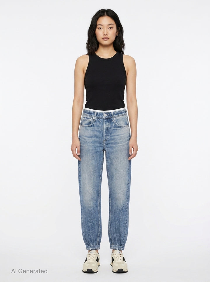 Miramar Terry Jogger Jeans | rag & bone | Club21 - front